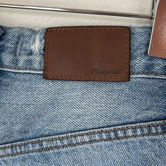 Madewell The Mom Jean High Rise Distressed Size 23T Tall - Picture 8 of 11